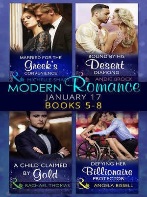 cover image of Modern Romance January 2017 Books 5--8